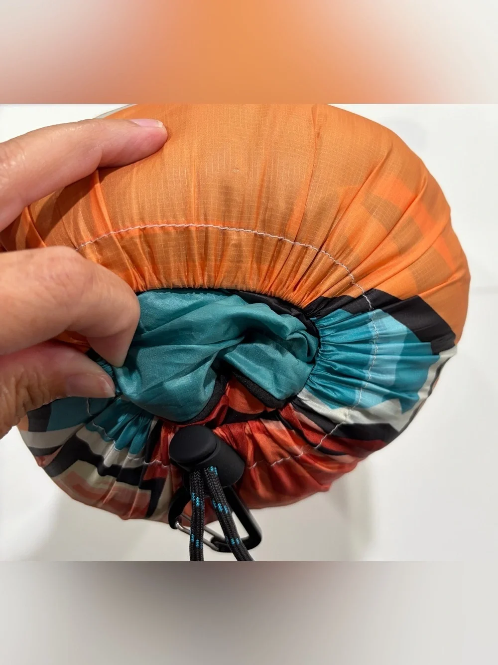 Rumpl Confluence Puffy Blanket Stuff Sack NWT Washable Puffer Sunset River